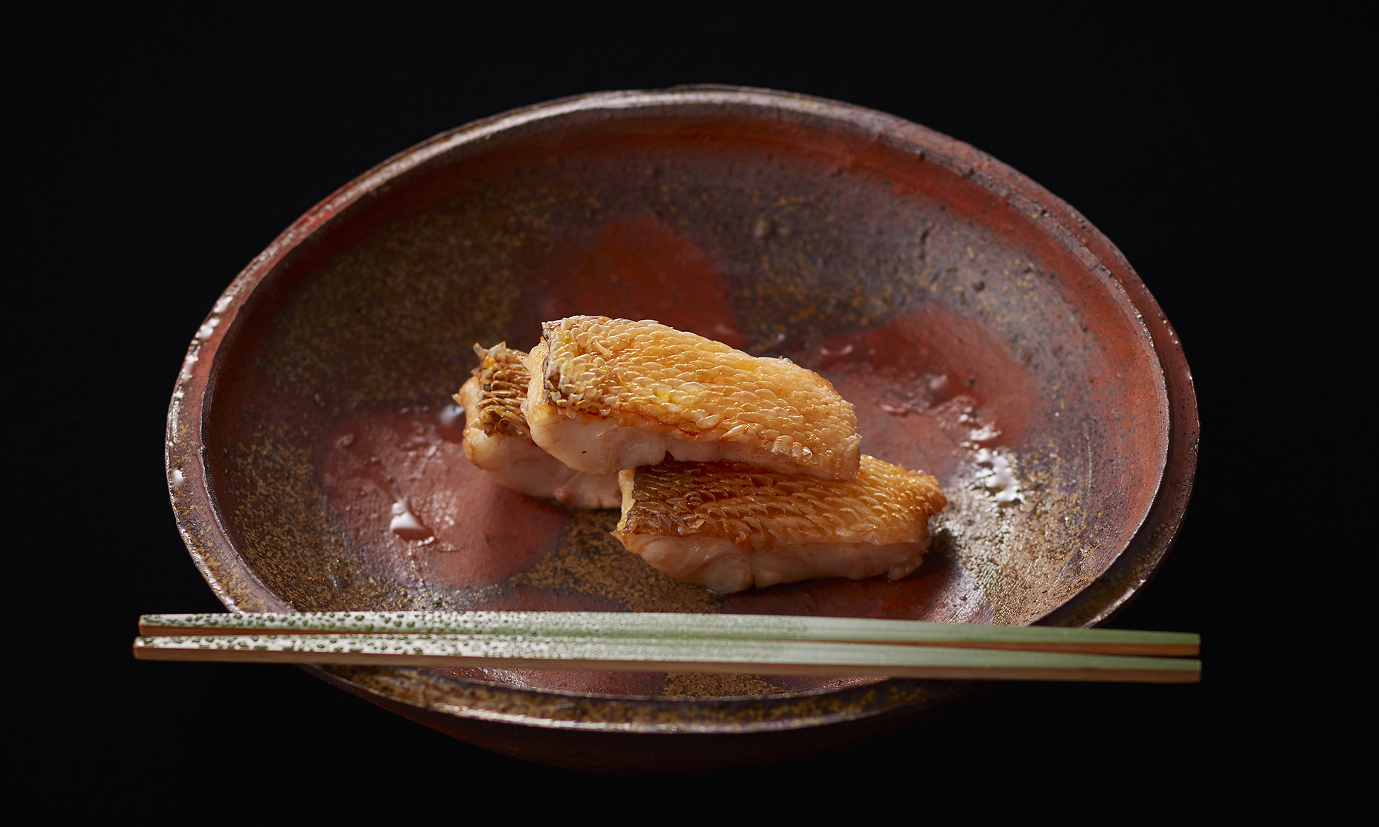 画像：甘鯛の海老塩辛漬け Shrimp shiokara-pickled amadai